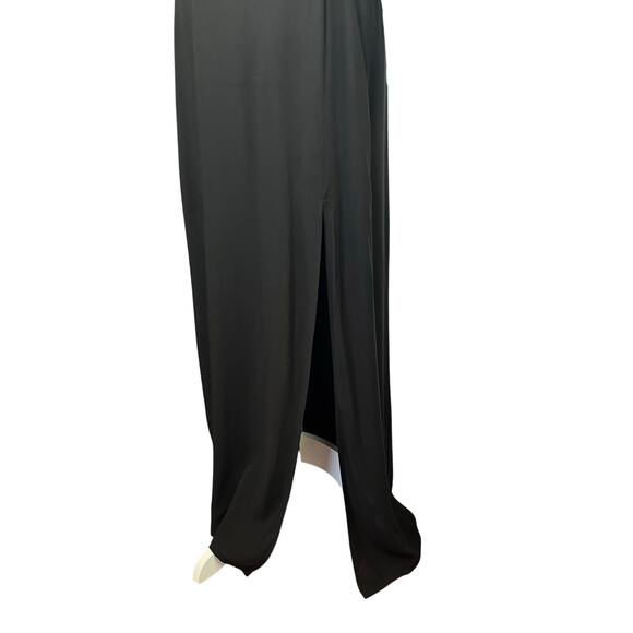 Express Black Lace Cut Out Maxi Dress Long Sleeve NWT - Picture 6 of 10